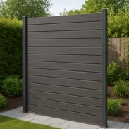 Sichtschutzelement aus WPC-1