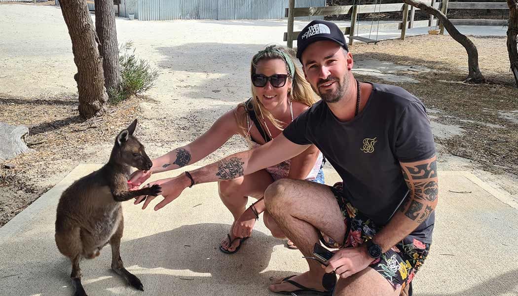 Patric Mosimann während seiner Reise innerhalb Australiens
