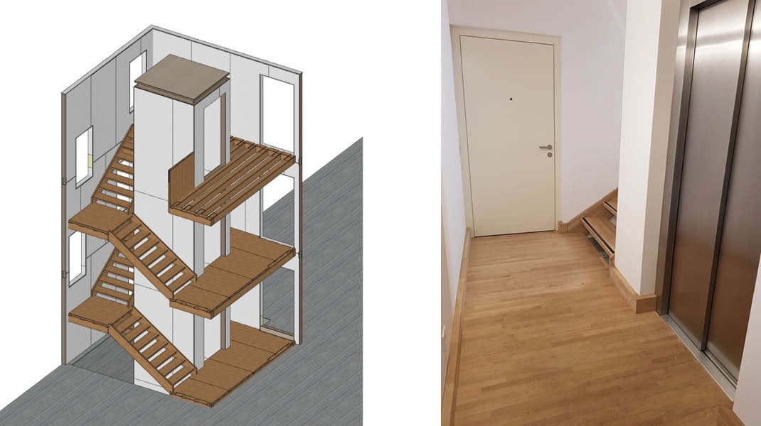 Neubau Mehrfamilienhaus komplett aus Holz