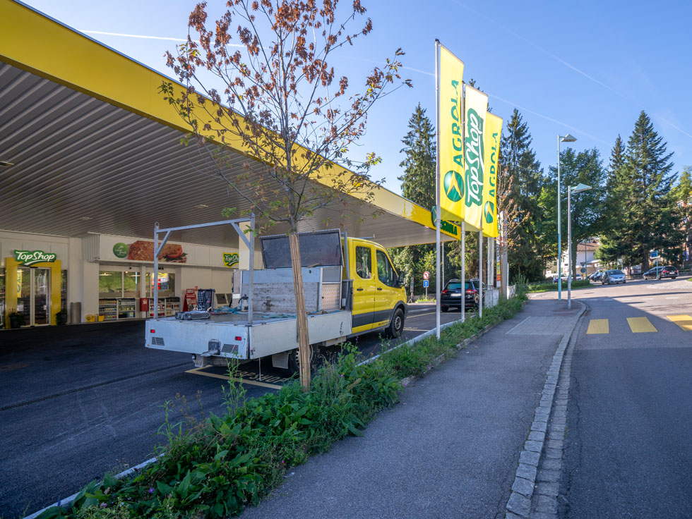 Sanierung und Umbau Landi Tankstelle und Shop