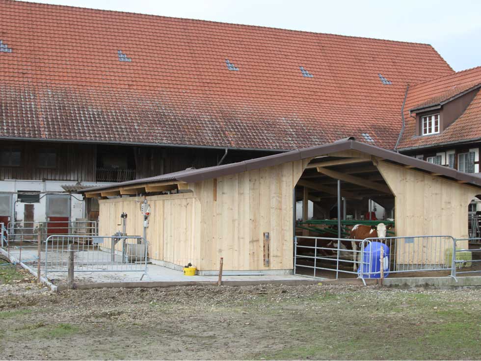 Erweiterung Jauchegrube und Optimierung Laufhof