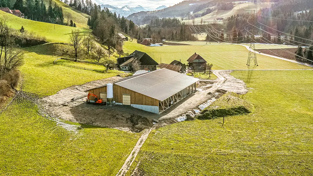 Neuer Stall mit Fokus auf das Tierwohl und die Effizienz