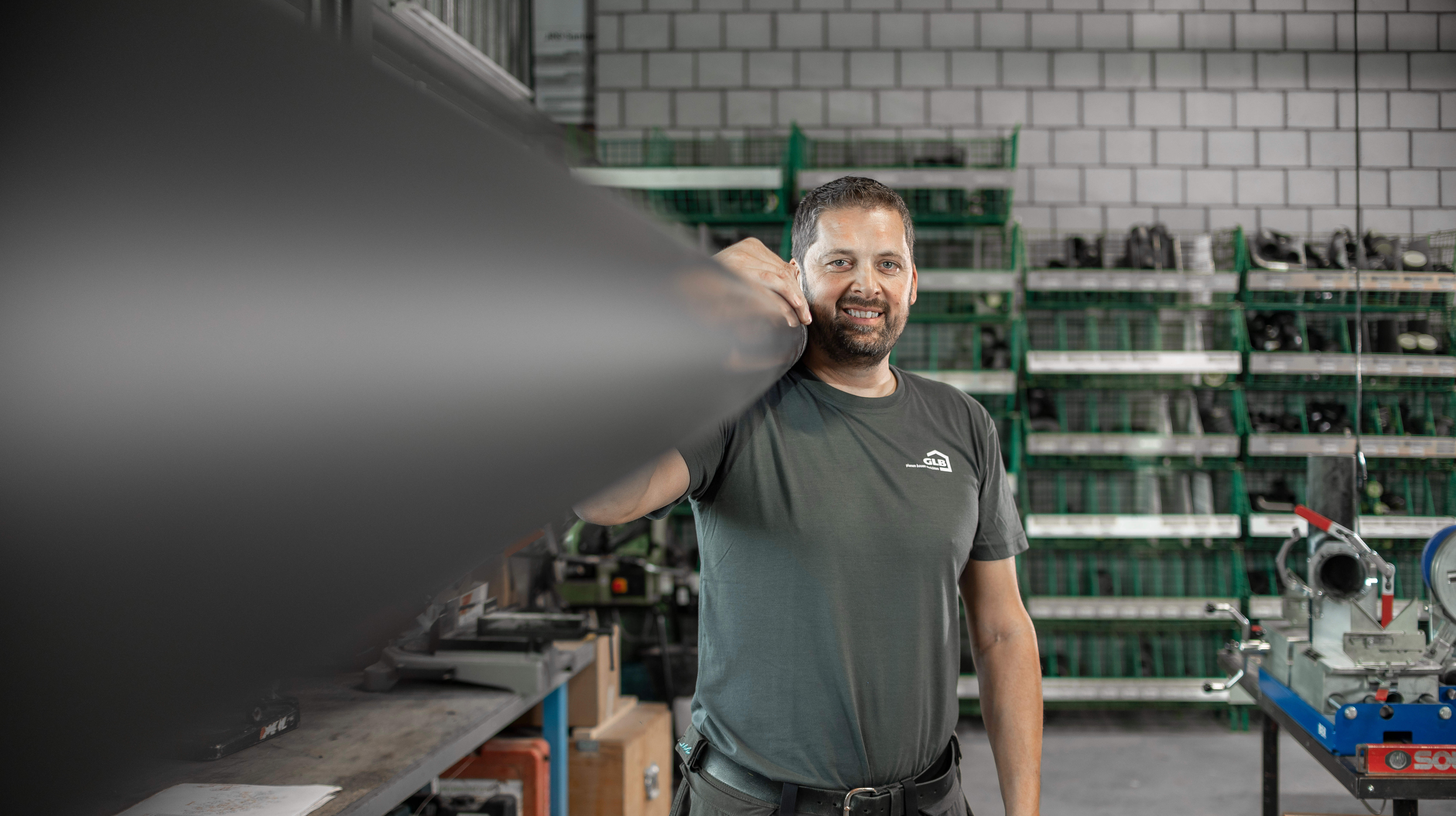 Mit Herzblut dabei, Sanitärinstallateur Stephan Bachmann